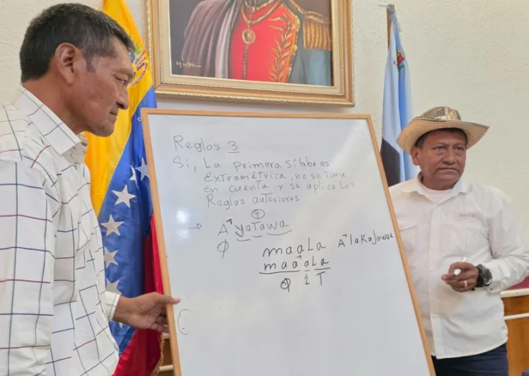 "Legisladores del CLEZ en curso de idioma Wayuunaiki con la diputada Glenis Semprún"