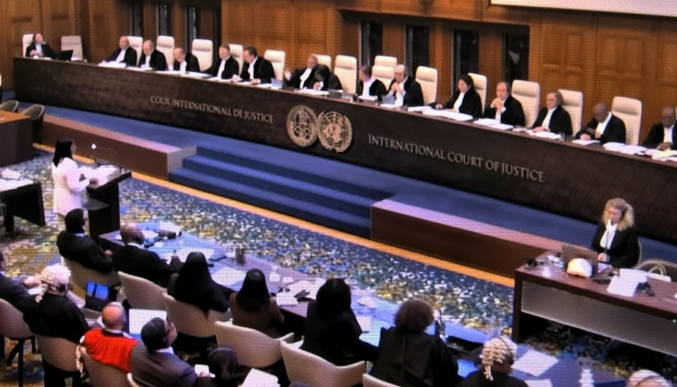Vista general del Tribunal de la Haya, donde se activó la CIJ para el conflicto de la Guayana Esequiba
