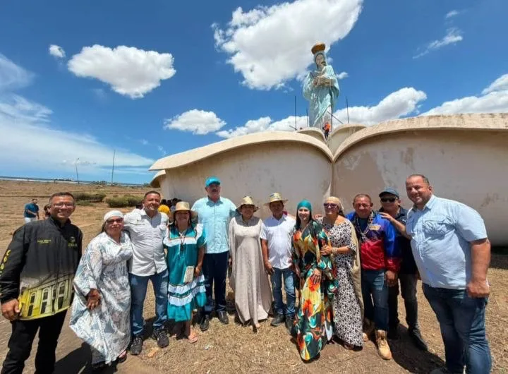 Restauración al monumento de la Virgen consolida reubicación digna de familias yukpas en C-1